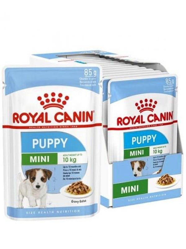 ROYAL CANIN MINI Puppy Welpenfutter nass für kleine Hunde bis zum 10 Monat 12x85 g