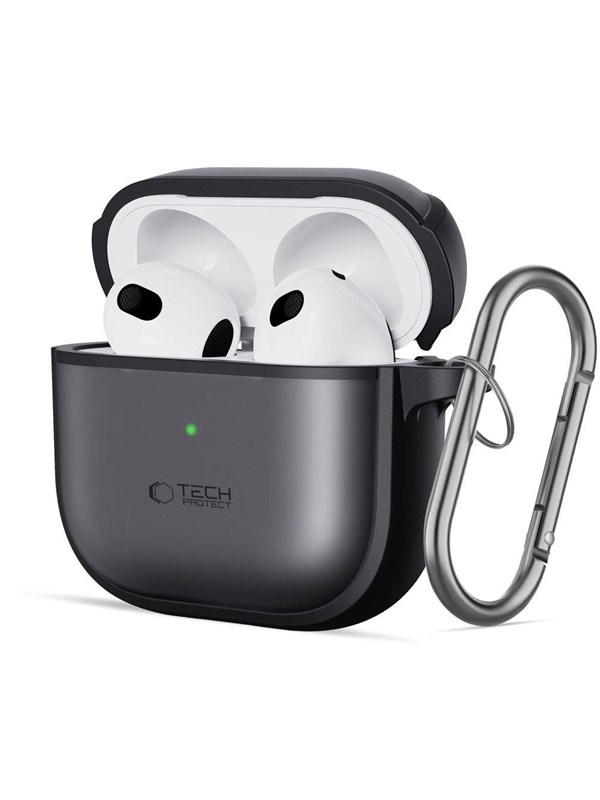 Tech-Protect Slim Hook Case for AirPods 4 - Black