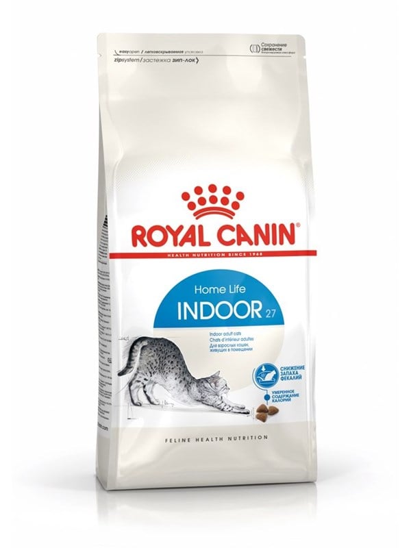 ROYAL CANIN INDOOR 27 Trockenfutter für Wohnungskatzen 2 Kg