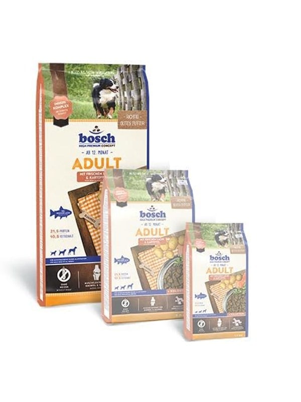 Bosch ADULT WITH FRESH SALMON  POTATO 15kg