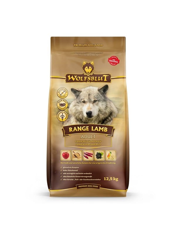 Range Lamb 125kg Hundefutter mit natürlichen Inhaltsstoffen