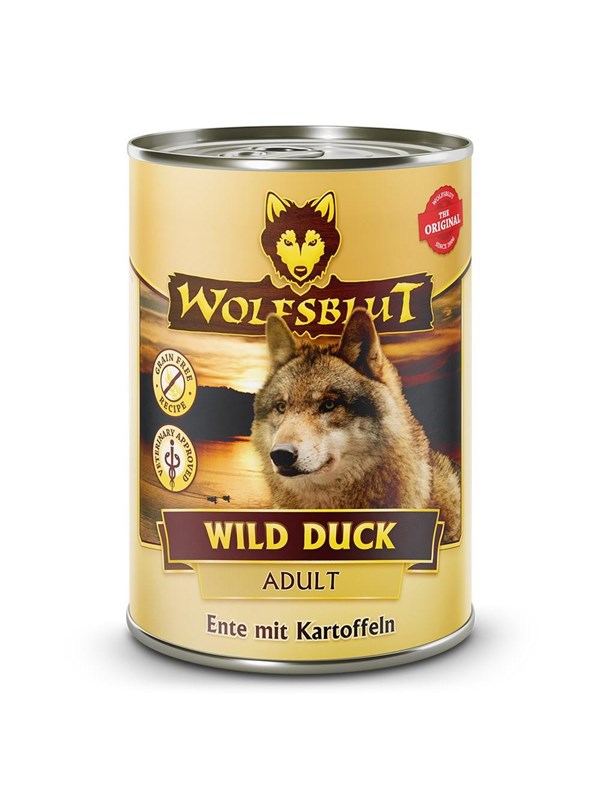 Wolfsblut Wild Duck Duck with potatoes - wet dog food - 395g