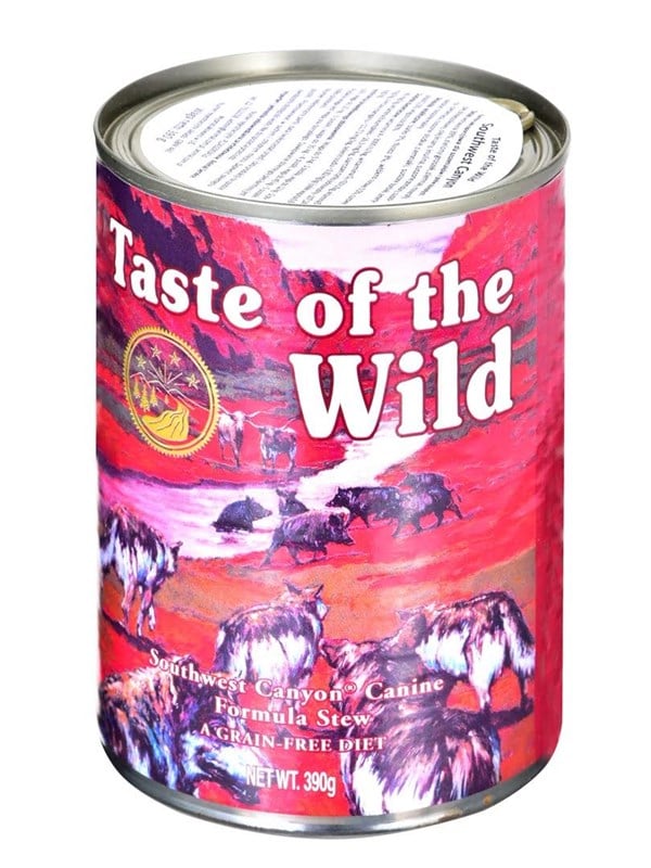 390g Taste of the Wild Southwest Canyon Hundefutter nass