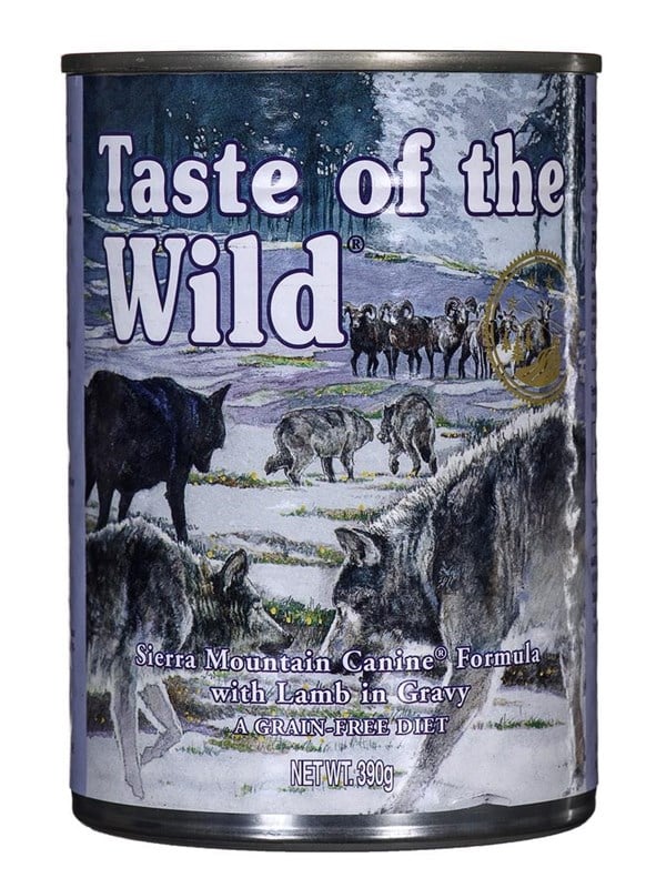 390g Taste of the Wild Sierra Mountain Hundefutter nass
