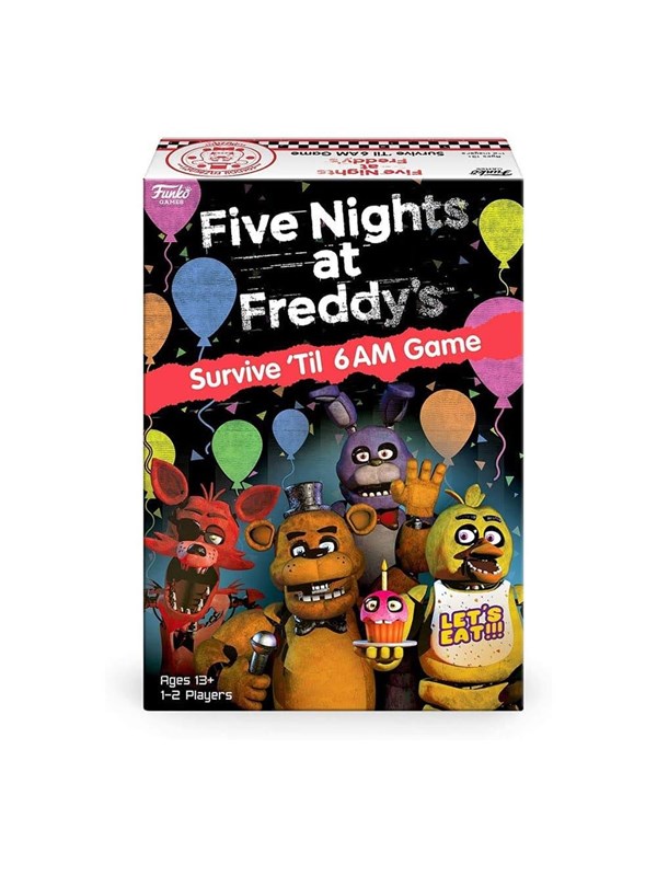 FNAF Five Nights at Freddys - Board Game Survive Til 6AM Game EN