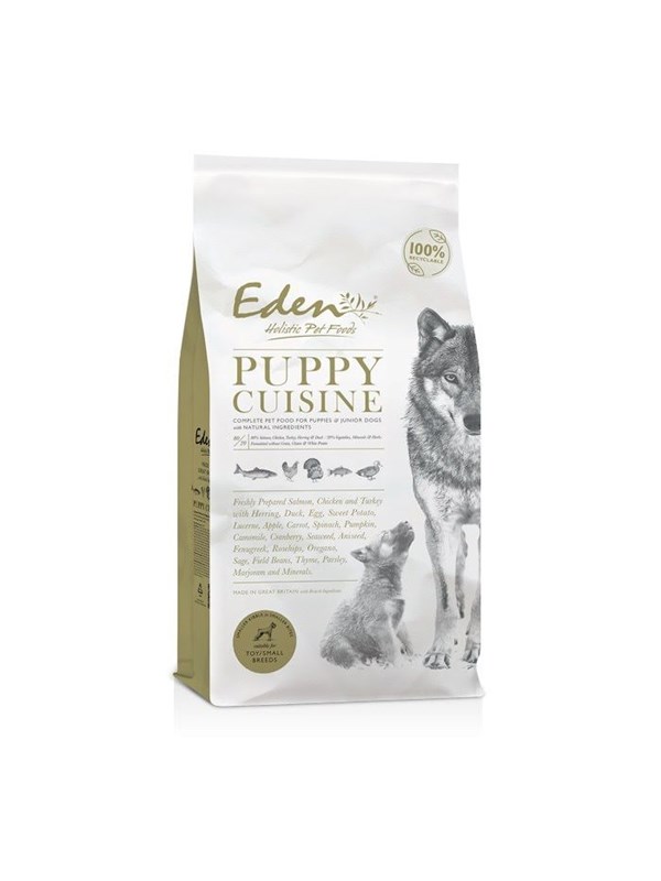 Eden Puppy Cuisine 8020 Small kibble - dry dog food - 6kg