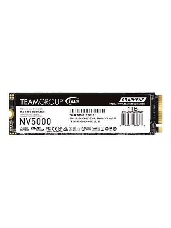 Team Group NV5000 - SSD - 1 TB - PCIe 40 x4 NVMe