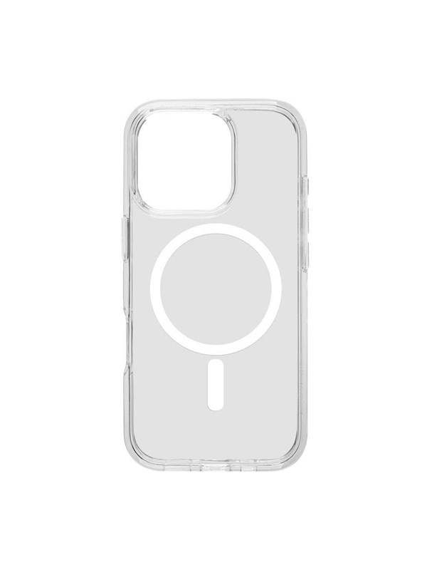 Pomologic Covercase Rugged for iPhone 16 Pro Clear WMagsafe