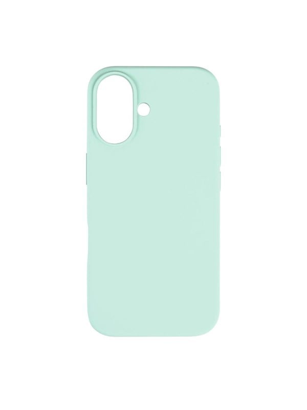 Pomologic CoverCase Silicone iPhone 16 Turquoise WMagsafe