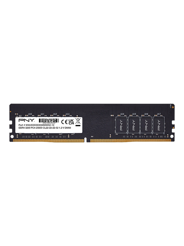 PNY Performance DDR4-3200 - 32GB - CL22 - Single Channel (1 pcs) - Schwarz