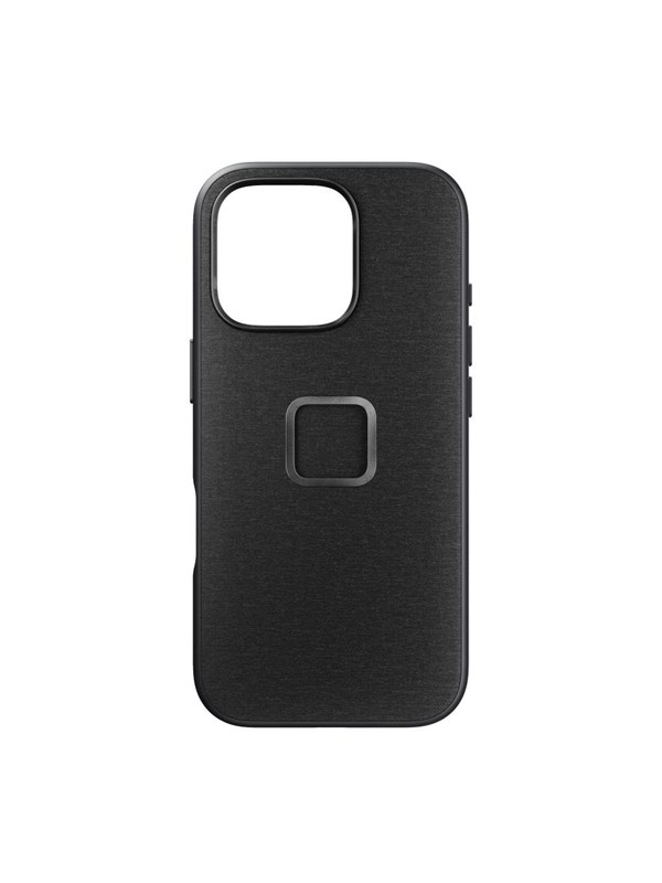 10tacle Studios Peak Design Mobile Everyday Fabric Case iPhone 16 Pro Charcoal