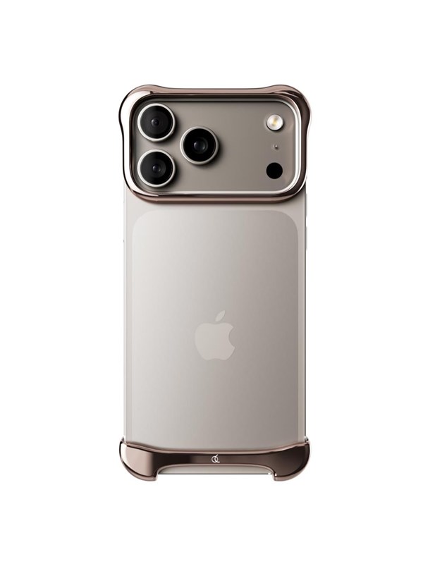 Arc Pulse Aluminum Polished Rose Bronze for iPhone 17 Pro Max