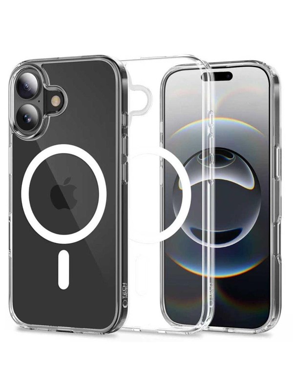 Tech-Protect FlexAir Hybrid MagSafe Case for iPhone 17 - Transparent