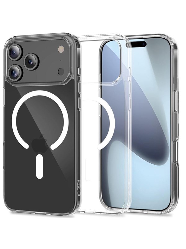 Tech-Protect FlexAir Hybrid MagSafe Case for iPhone 17 Pro - Clear