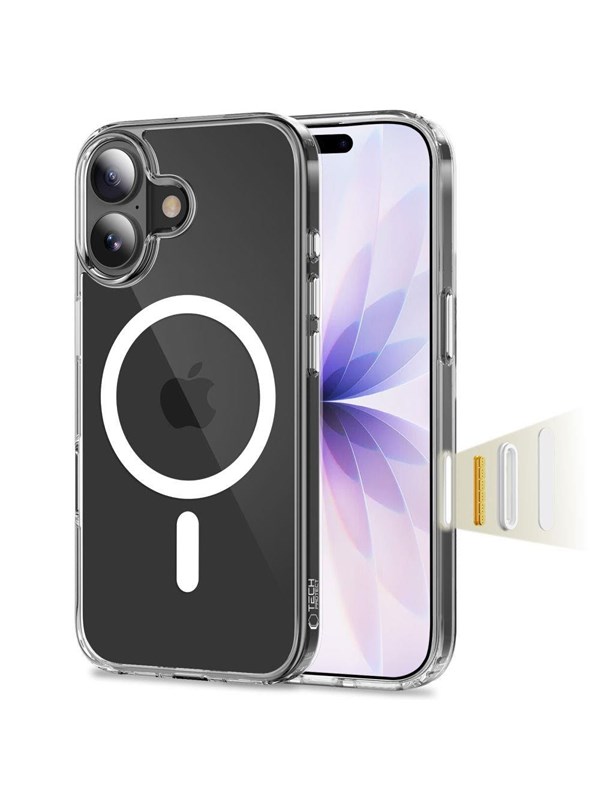 Tech-Protect Flexair Hybrid CC MagSafe Case for iPhone 17 - Clear