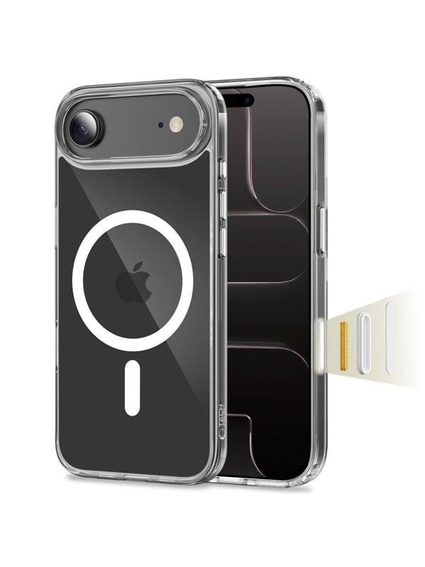 Tech-Protect Flexair Hybrid CC MagSafe Case for iPhone Air - Transparent