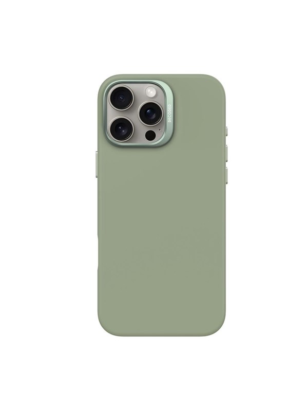 Decoded AntiMicrobial Silicone Backcover for iPhone 16 Pro Max Jade Green