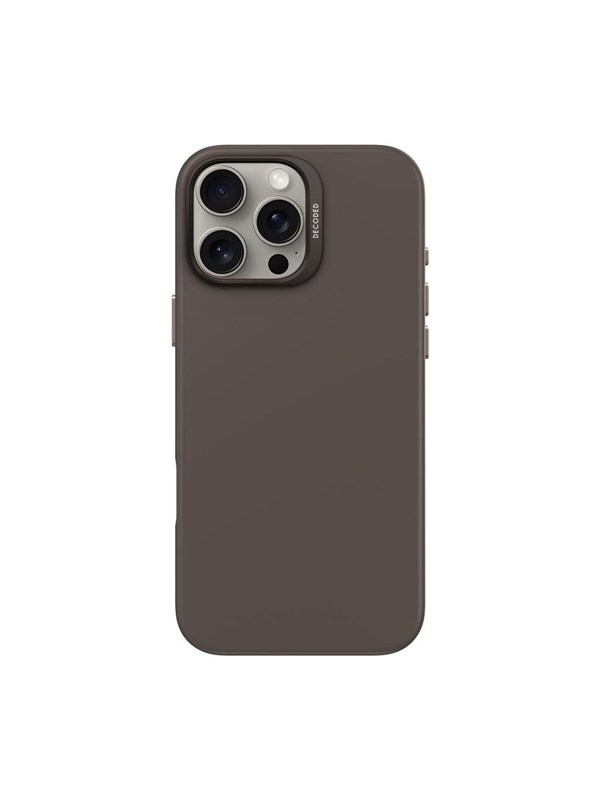 Decoded AntiMicrobial Silicone Backcover for iPhone 16 Pro Max Phantom (Black)
