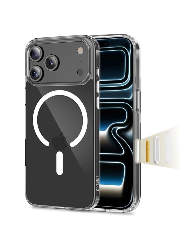 Tech-Protect Flexair Hybrid CC MagSafe Case for iPhone 17 Pro Max - Clear