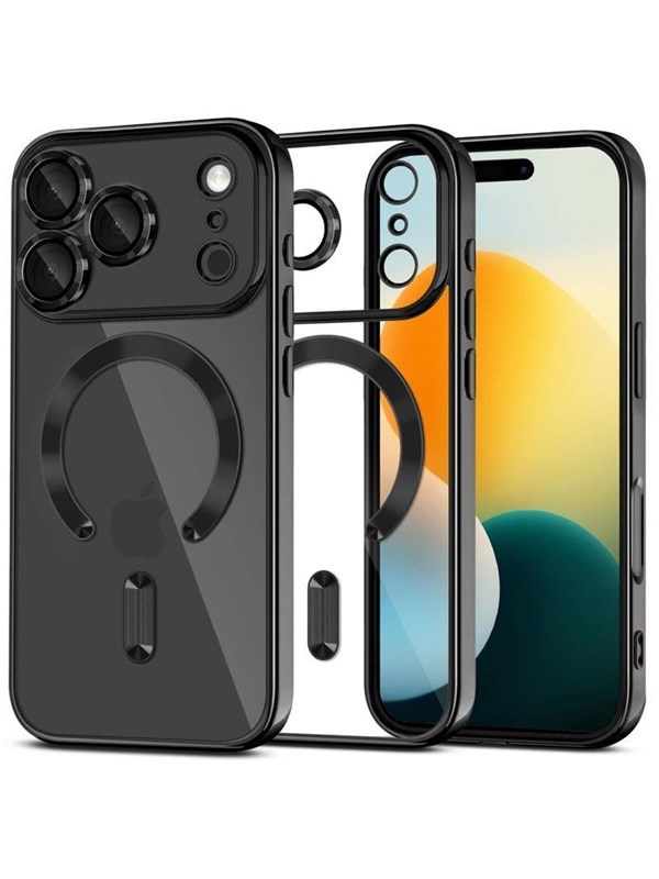 Tech-Protect MagFlex MagSafe Case for iPhone 17 Pro - Clear Black