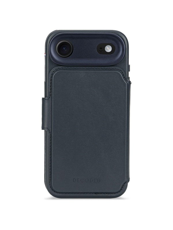 Decoded - Leather Detachable Wallet for iPhone 17 Air - Navy Shadow