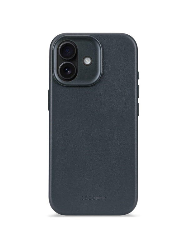 Decoded - Leather Backcover for iPhone 17 - Navy shadow