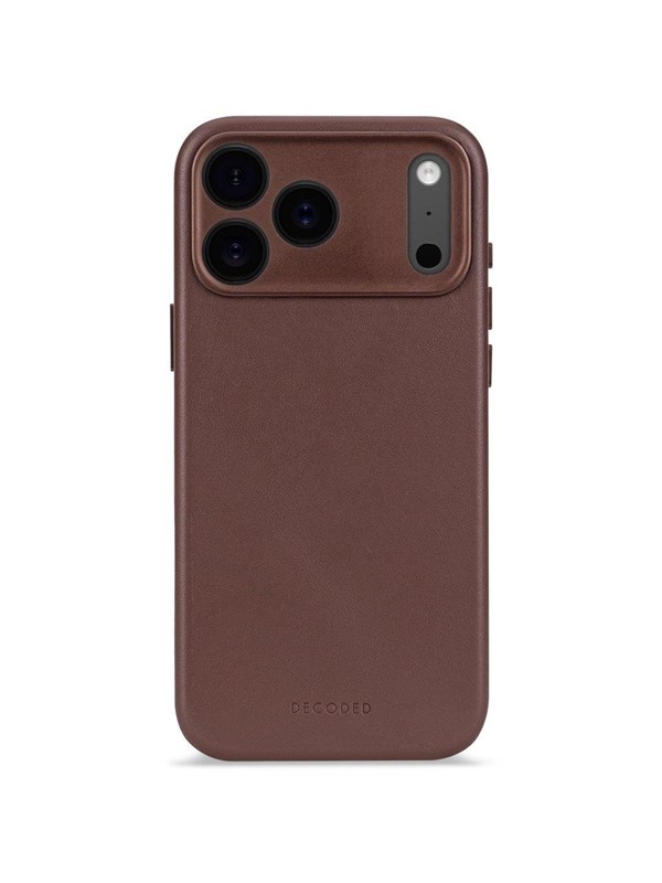 Decoded Leather Backcover MagSafe für das Apple iPhone 17 Pro Max - Chocolate Brown