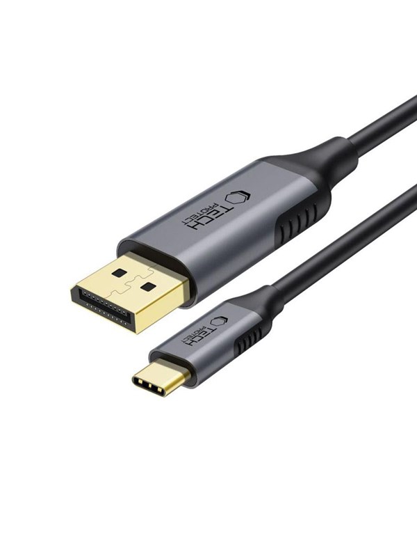 Tech-Protect UltraBoost USB-C to DisplayPort 1.4 8K 60Hz 180cm Cable - Black