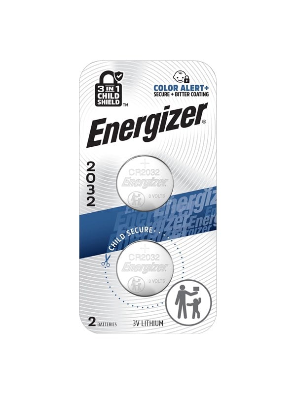 Image of Energizer Ultimate Child Shield 2032 Coin Lithium Batteries (2-Pack)