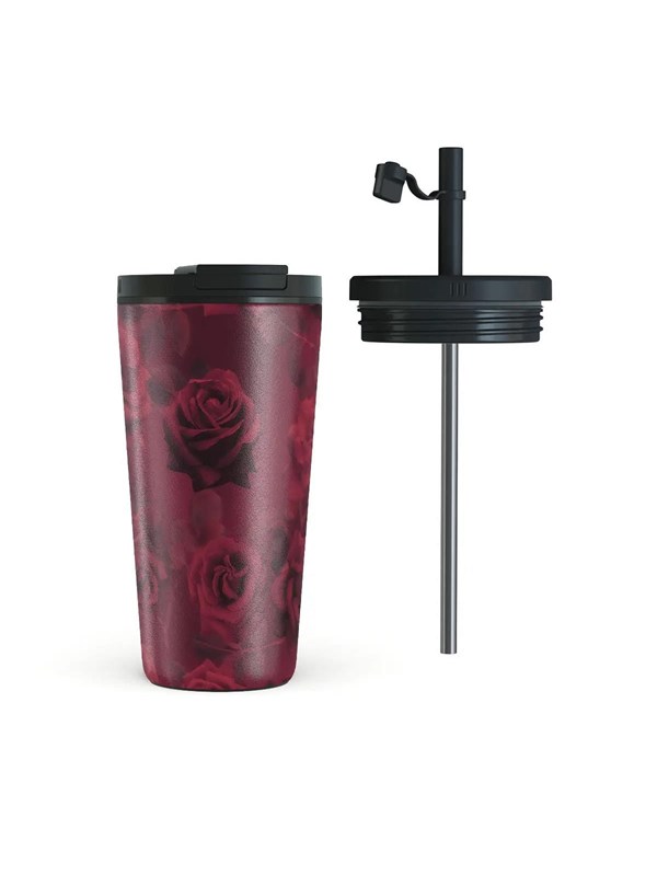 Burga Femme Fatale - Travel Mug 500ml with Flap  Straw Set