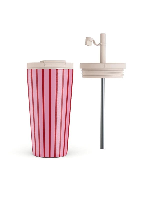 Burga Favorit Bikini - Travel Mug 500ml with Flap  Straw Set
