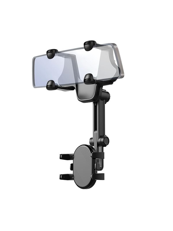 Hurtel Car Phone Holder for Rearview Mirror - Black