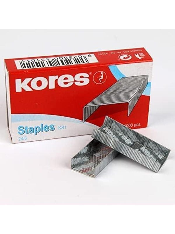 Kores - Staples 24/6 - 1000 pcs