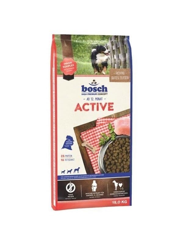 Bosch Petfood Concept - Bosch Active 15 kg Hundefutter Futter Trockenfutter Hund Geflügel Tierfutter
