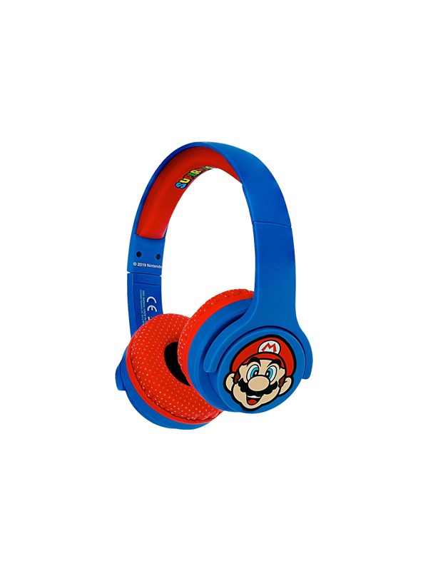 Super Mario Red Blue Kids Core Headphones