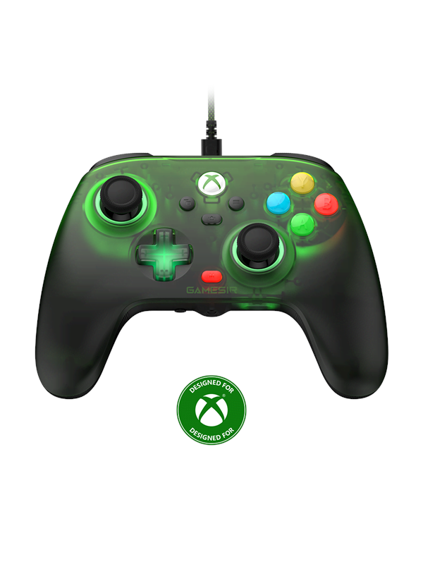 Image of GameSir T7 Pro - Retro Green - Wired Controller - Microsoft Xbox One