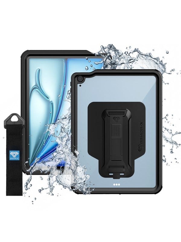 Armor-X iPad Air 11 M2M3M4  IP68 Waterproof Shock  Dust Proof Case With Hands