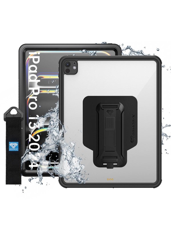 Armor-X iPad Pro 13 M4M5  IP68 Waterproof Shock  Dust Proof Case With Hands