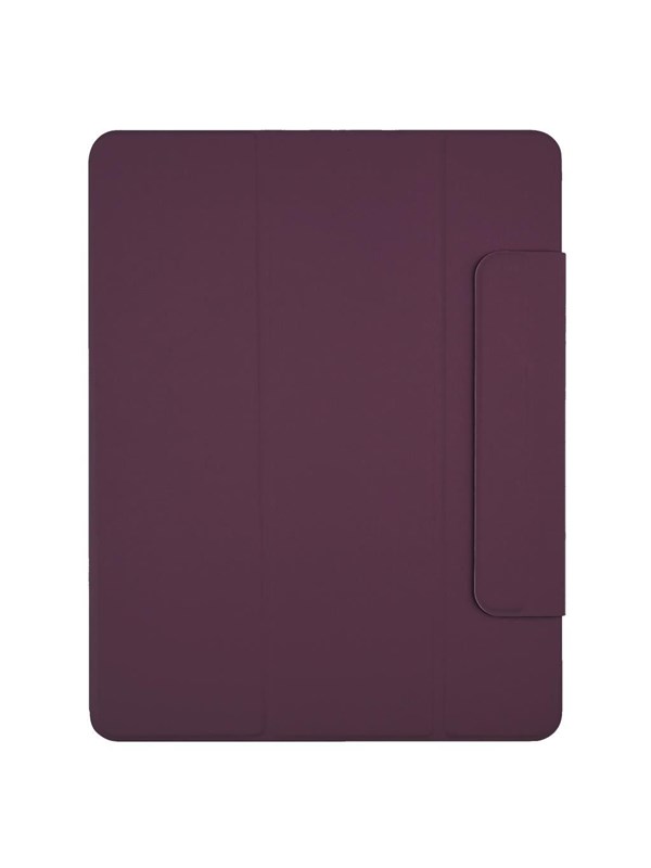 Pomologic BookCover w Mag iPad Air 13 M2M3M4 Burgundy