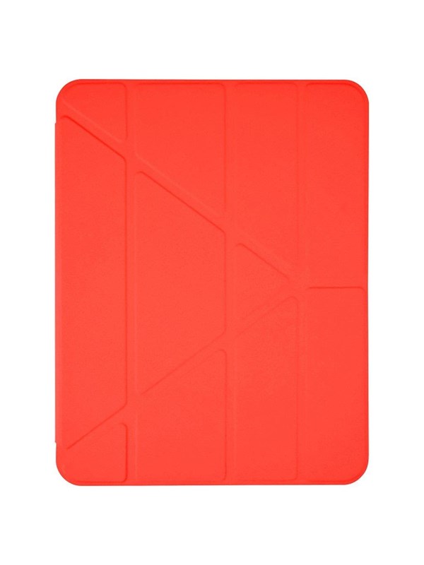 Pomologic - BookFold Clear for iPad Air 13 M2M3M4 ClearRed