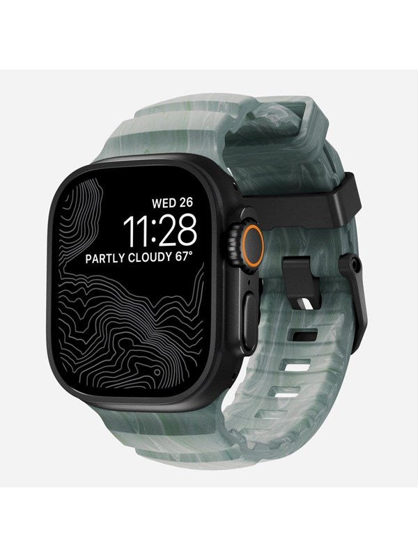 Nomad Rocky Point Band - 46mm/49mm | Sierra Stone | Black Hardware