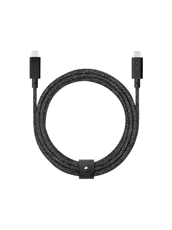 Native Union Belt Cable USB-C to USB-C Pro 2,4m - Schwarz