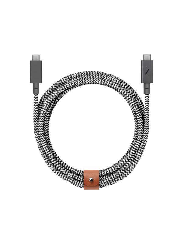 Native Union Belt Cable USB-C to USB-C Pro 2,4m - Weiß