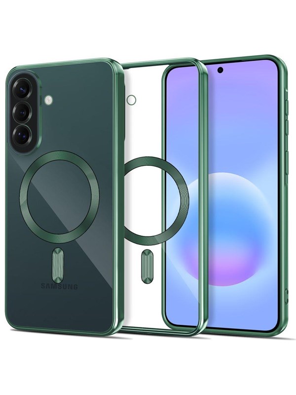 Tech-Protect MagFlex MagSafe Case for Samsung Galaxy A37 5G - Clear Green