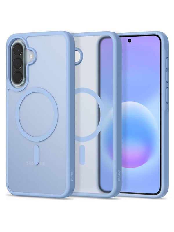 Tech-Protect Magmat MagSafe Case for Samsung Galaxy A57 5G - Matte Blue