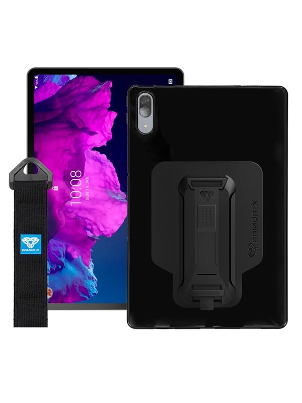 Armor-X Lenovo Tab P11 Pro TB-J706  Shockproof Case w Kickstand  hand strap