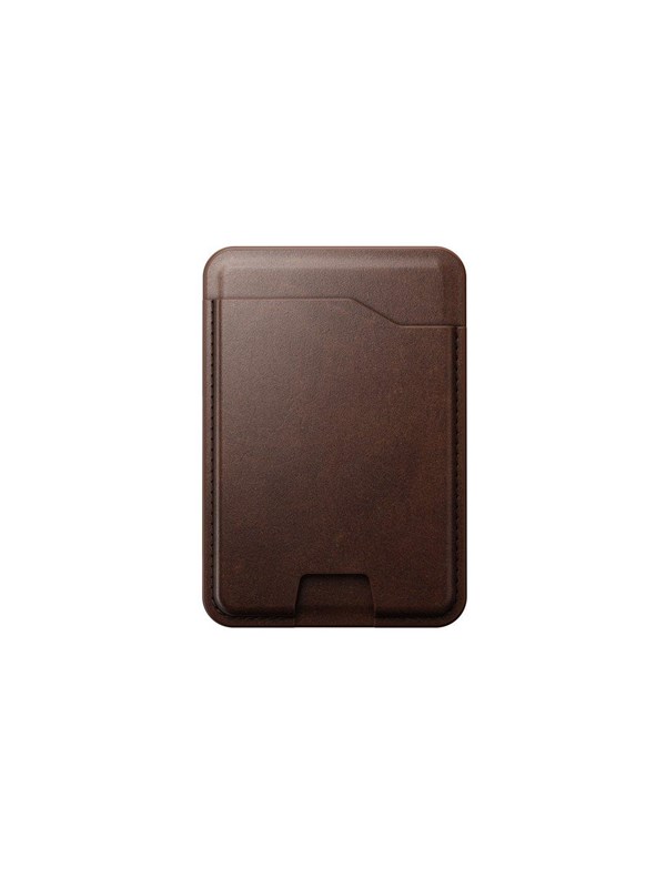 Nomad - Leather Mag Wallet with Find My Tracking - Rustic Brown | Horween