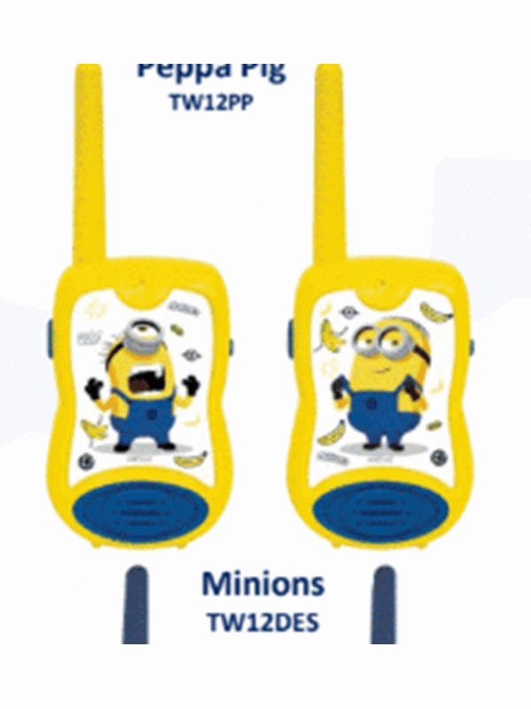 Outdoor-Spiele Walkie-Talkies die Minions Reichweite bis zu 120m Lexibook