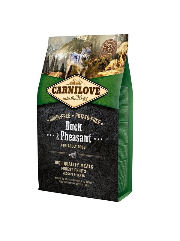 Carnilove Adult Duck and pheasant - dry dog food - 4kg