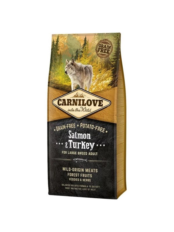 Carnilove Adult Salmon and turkey Large breeds - dry dog food - 4kg